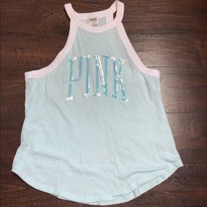Vs pink tank top small